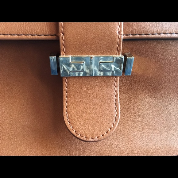 Elisabetta Franchi Black/Brown Italian Leather Bag
